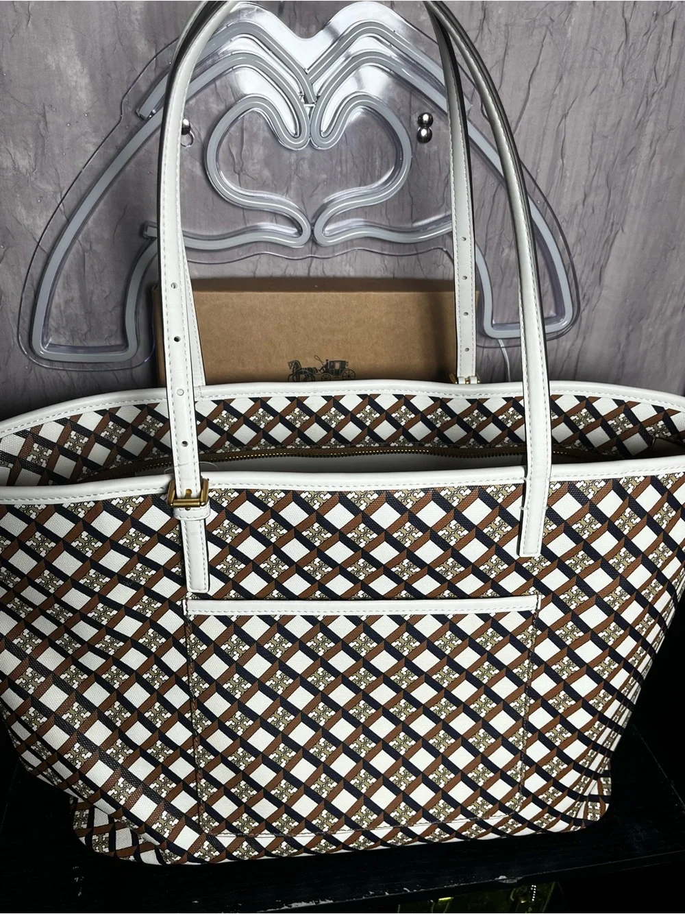 Tory Burch Geo Tote NWOT